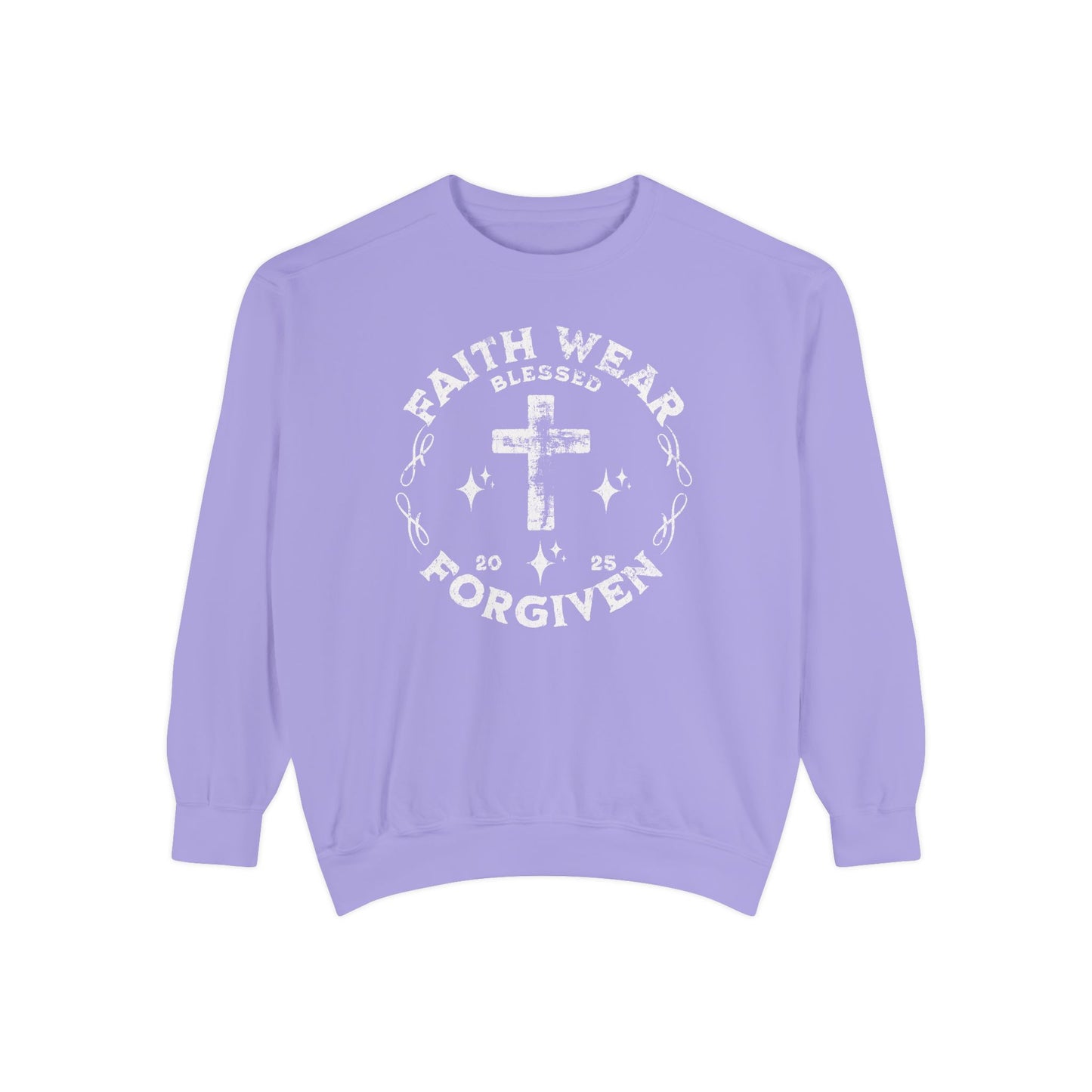 Faith Wear-Unisex Garment-Dyed Sweatshirt