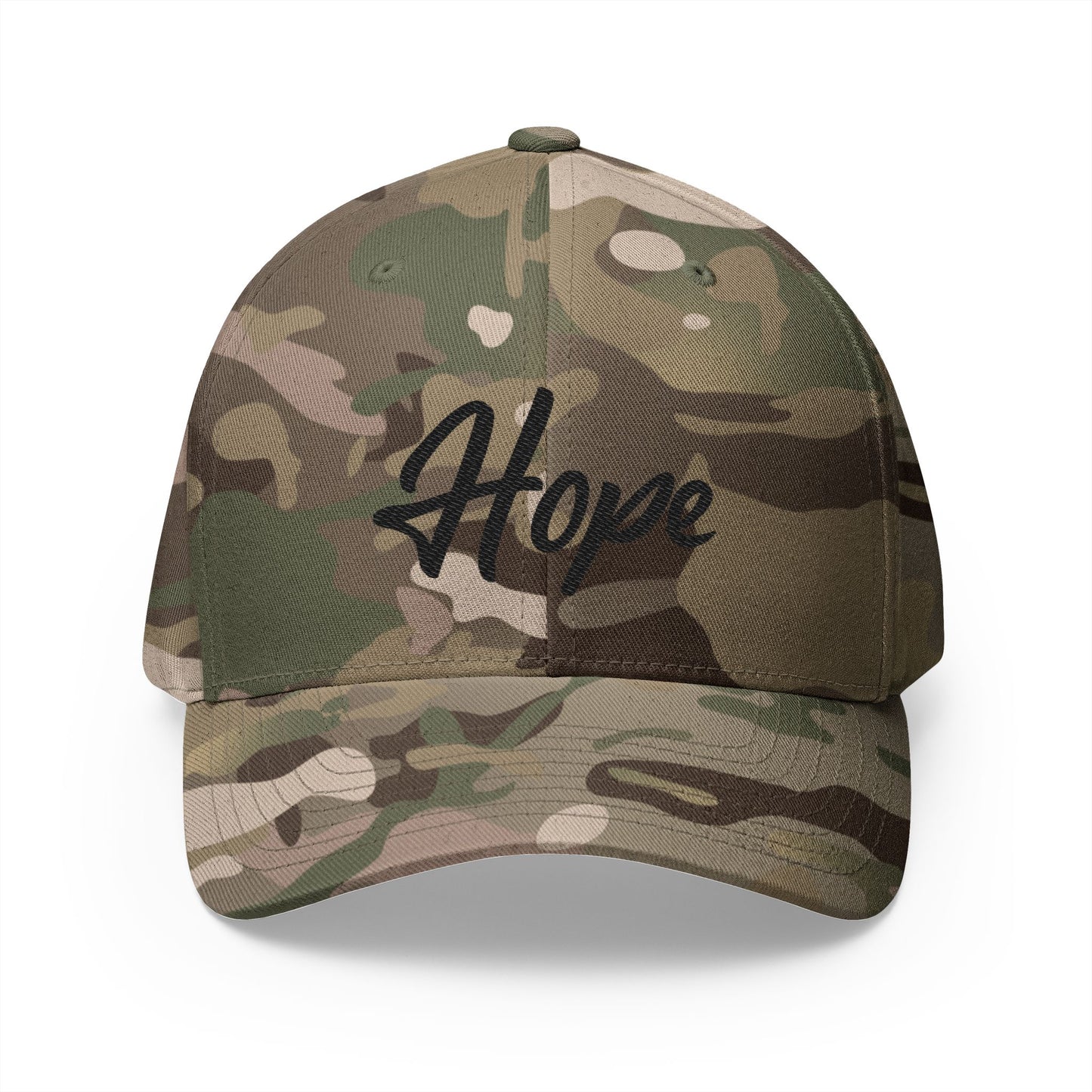 Hope Embroidered Cap — Inspirational White Baseball Hat