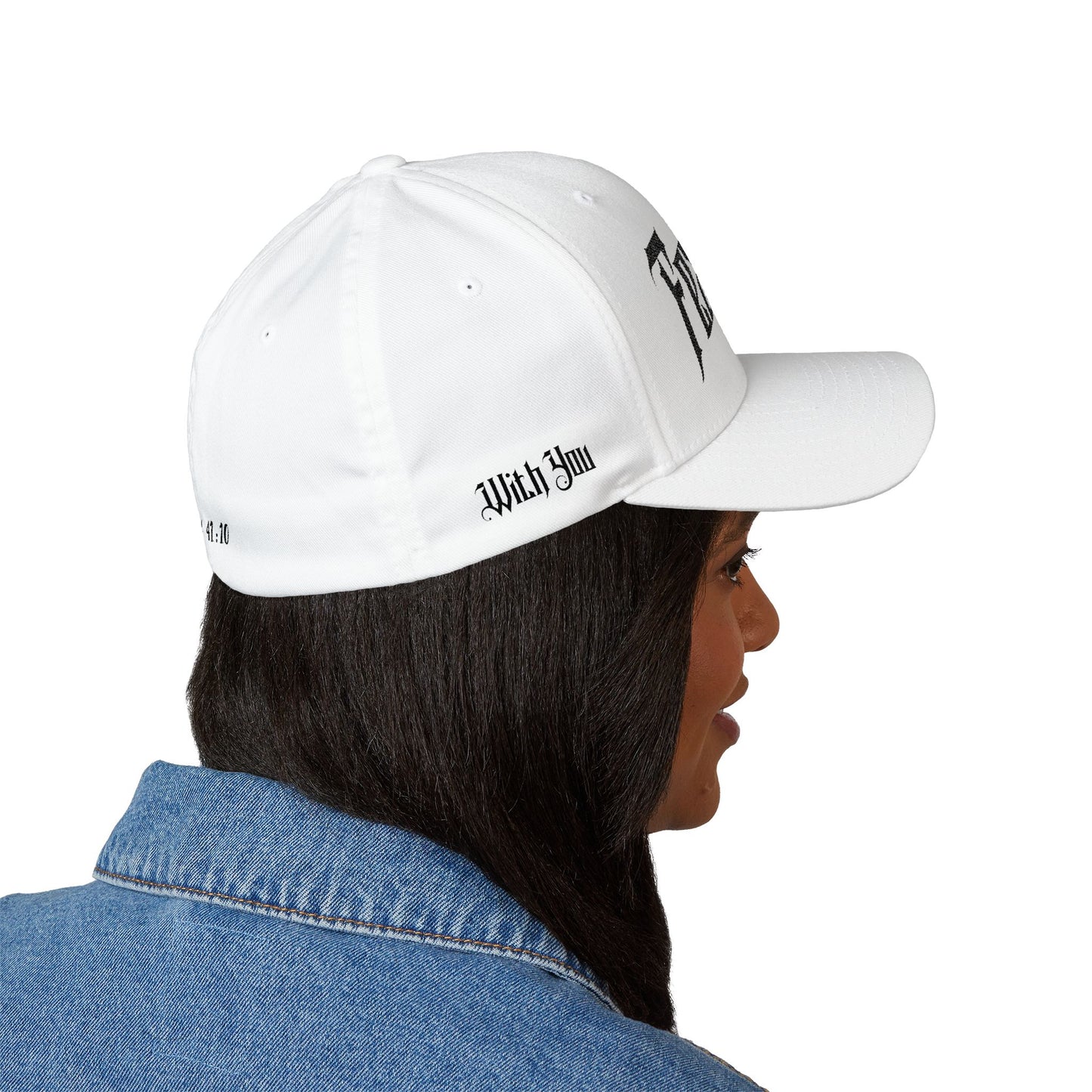 Fear Not Structured Cap with Isaiah 41:10  (4- Sided Embroidery)