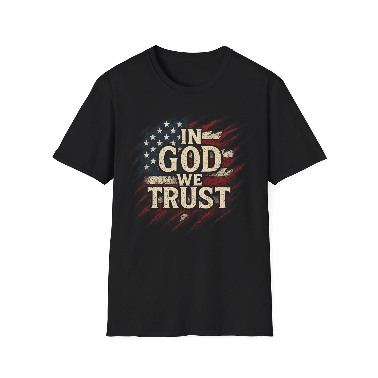 Patriotic Faith T-Shirt - Unisex Softstyle Tee with 'In God We Trust', American Flag Shirt, USA Pride Tee, Casual Faith Apparel, Gift [...]