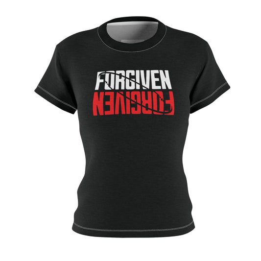 Forgiven Women's Cut & Sew Tee (AOP)