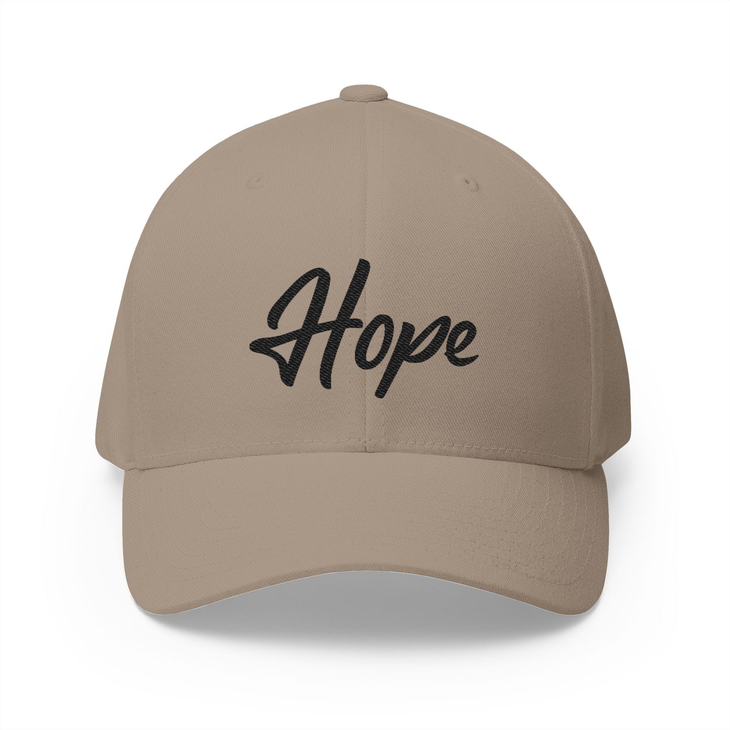 Hope Embroidered Cap — Inspirational White Baseball Hat