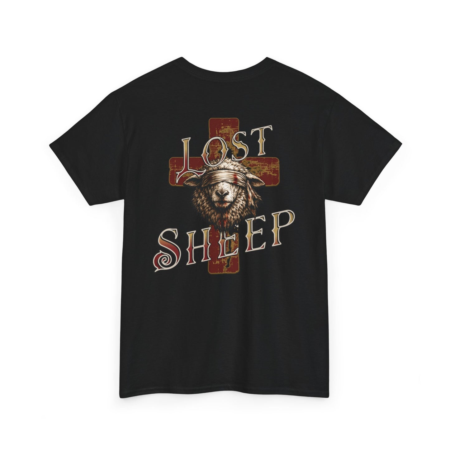 Lost Sheep-T‑Shirt — "Once Lost, Now Found" Christian Faith Tee