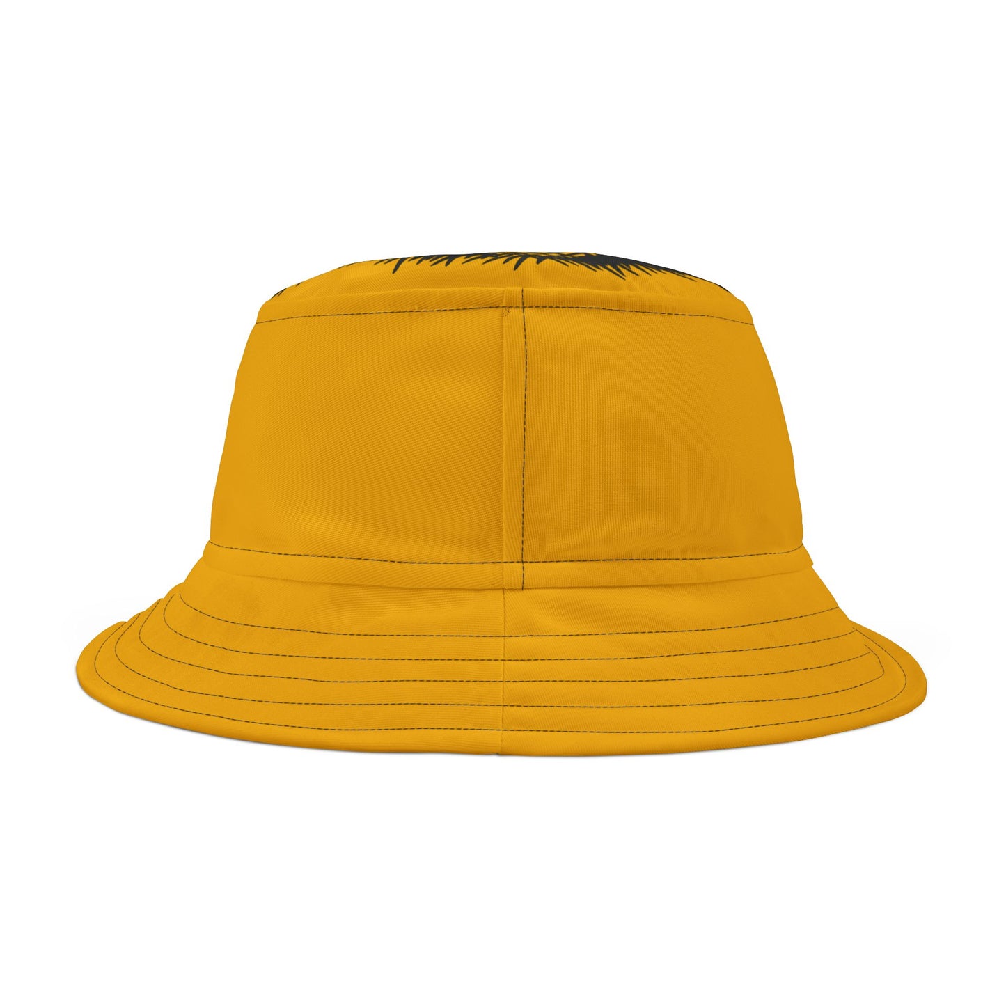 Yellow Lost Sheep Grunge Bucket Hat, Trendy Summer Accessory, Unisex Streetwear, Perfect for Festivals, Beach Days, Gift for Artists and Christians