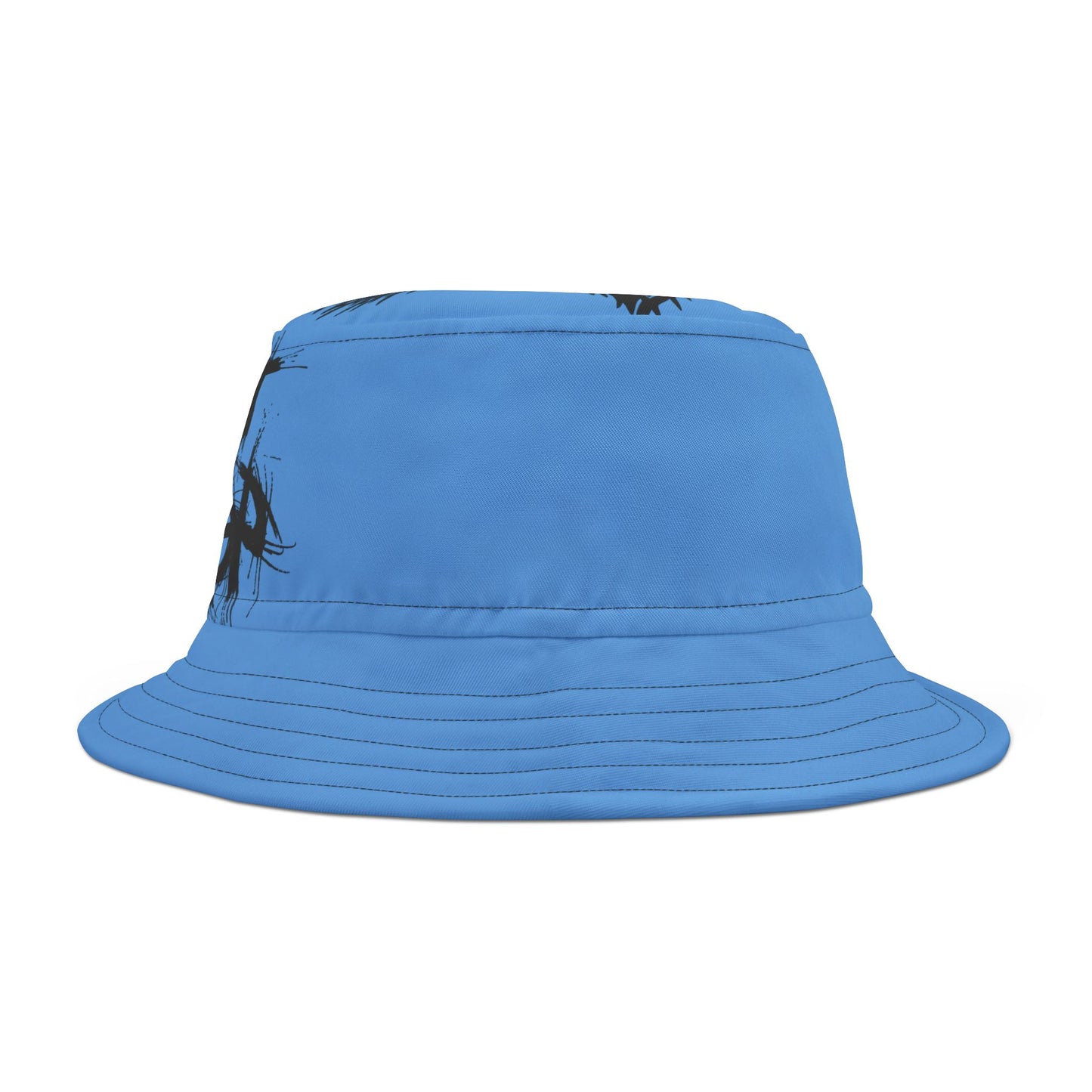 Light Blue Lost Sheep Grunge Bucket Hat, Trendy Summer Accessory, Unisex Streetwear, Perfect for Festivals, Beach Days, Gift for Artists and Christians