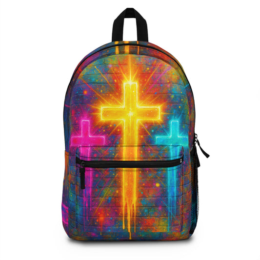Backpack with Graffiti Calvary Hill Crosses