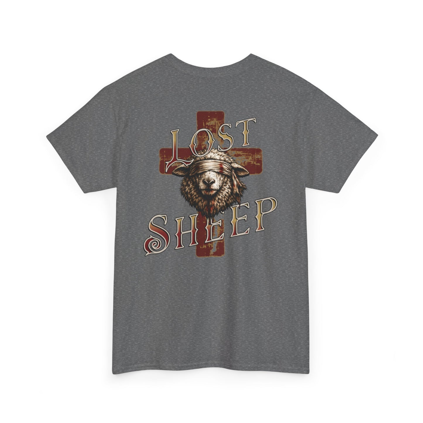 Lost Sheep-T‑Shirt — "Once Lost, Now Found" Christian Faith Tee