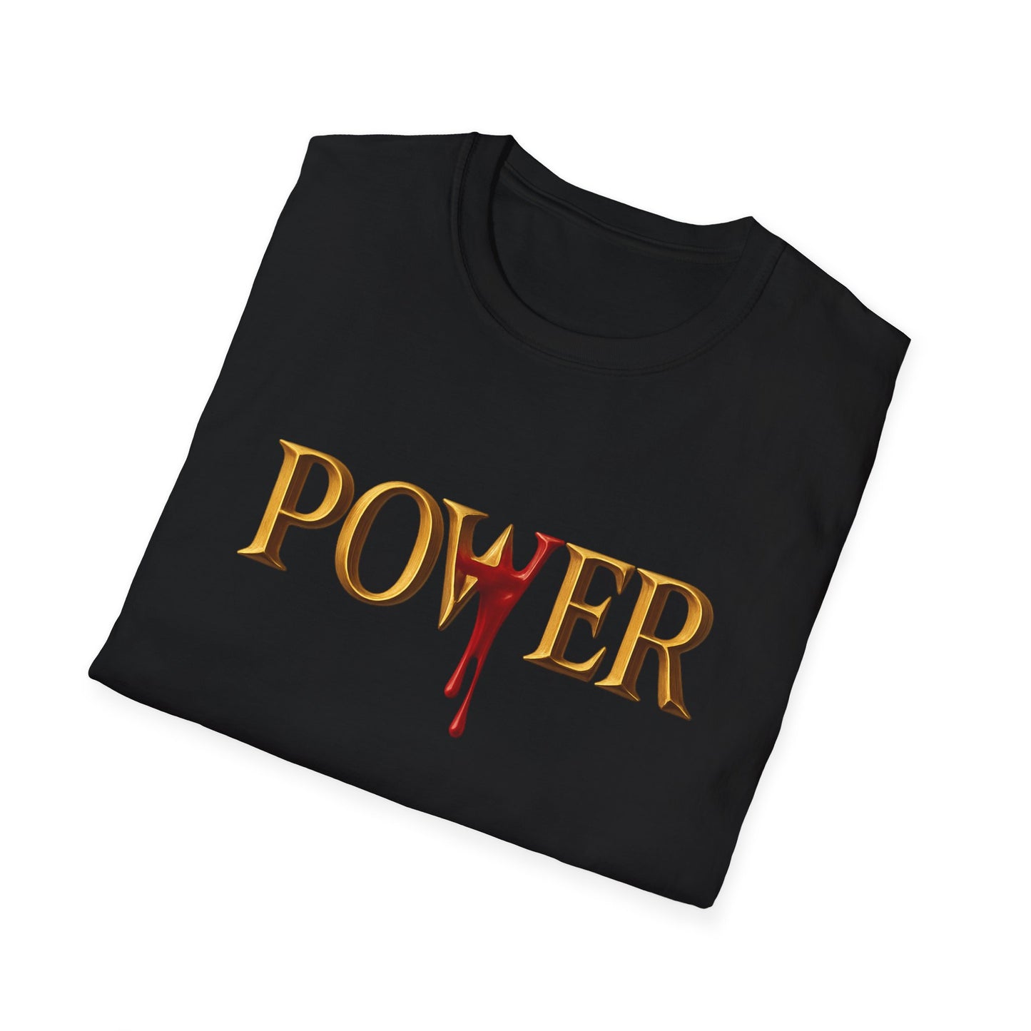 Power Unisex Softstyle T-Shirt - Blood of Jesus Design