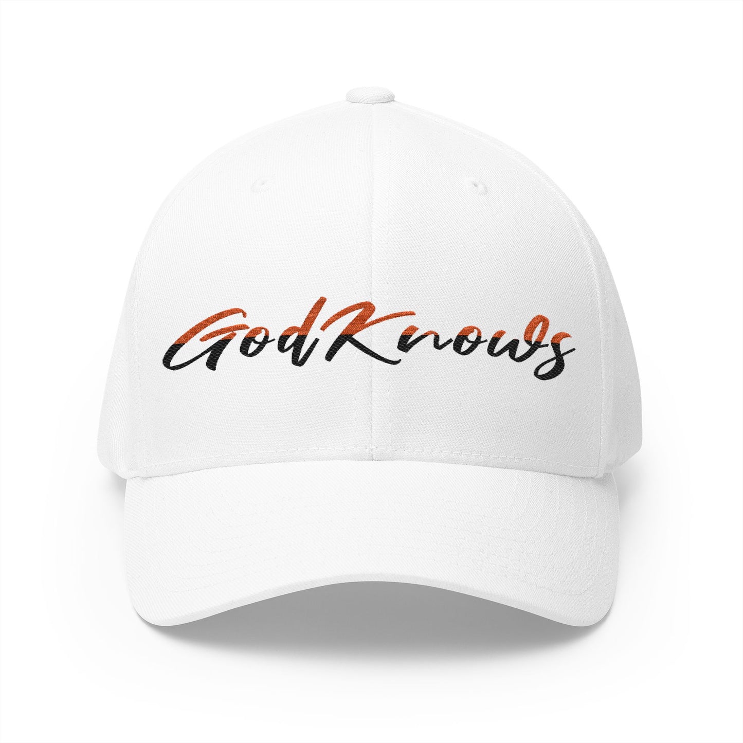 God Knows Embroidered Cap — Flexfit