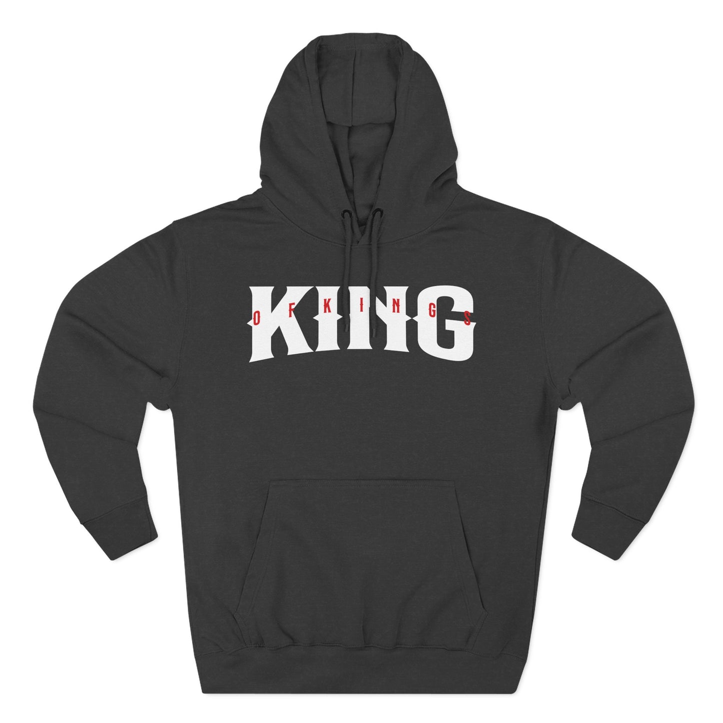 King of Kings Fleece Hoodie | Perfect for Casual Wear, Gift for Him, Motivational Apparel, Unique Streetwear, Birthday Gift