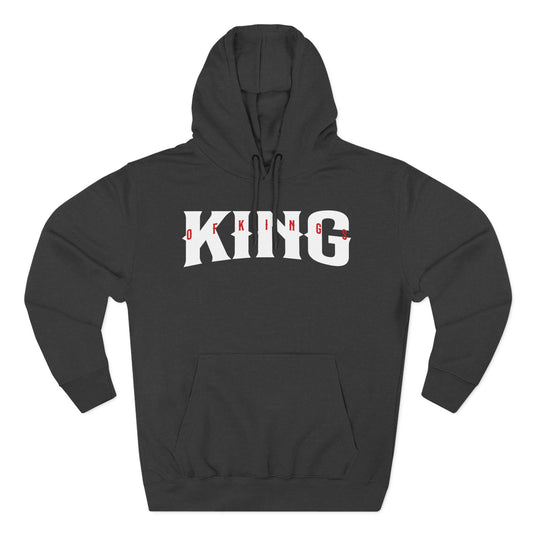 King of Kings Fleece Hoodie | Perfect for Casual Wear, Gift for Him, Motivational Apparel, Unique Streetwear, Birthday Gift