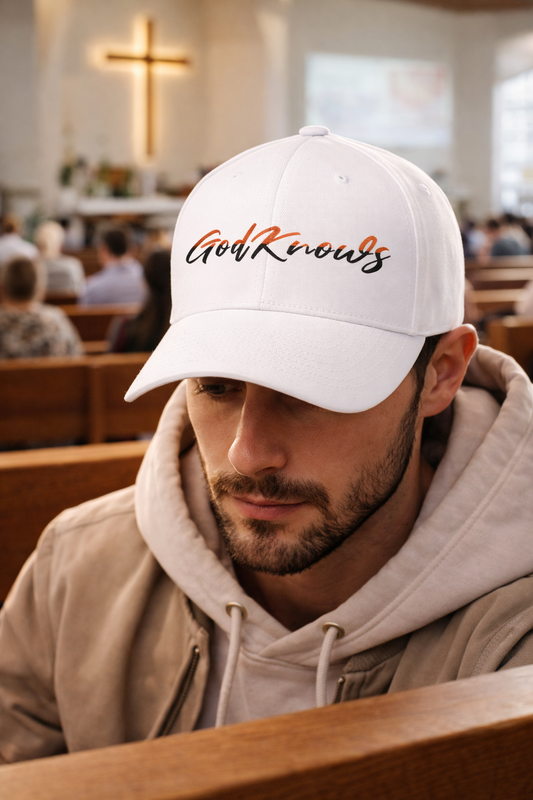 God Knows Embroidered Cap — Flexfit