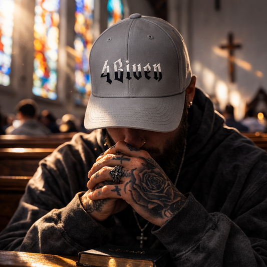 4Given Embroidered Baseball Cap- Flexfit
