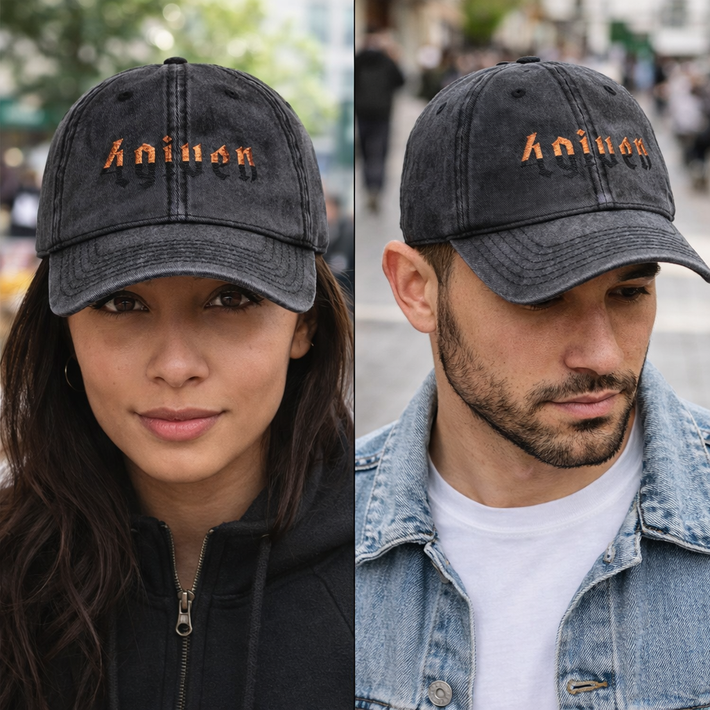 Embroidered Vintage Cap — "4given" Redemption Faith Hat