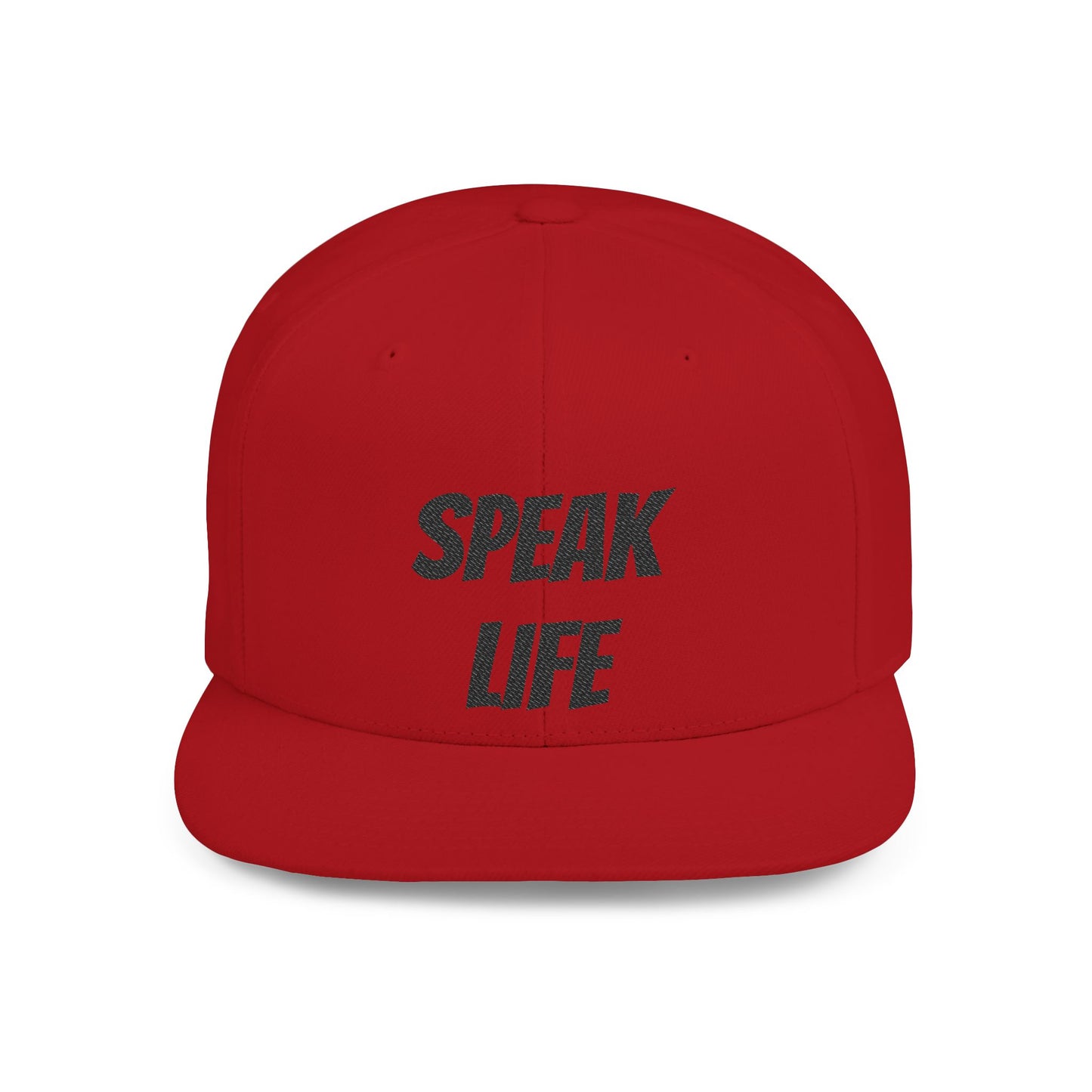 Speak Life-Flat Bill Snapback Hat