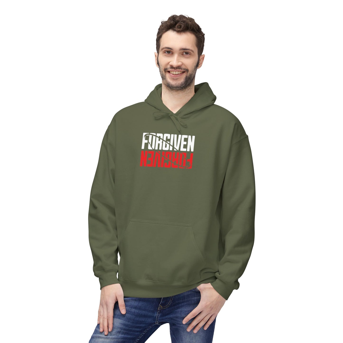 Forgiven-Unisex Fleece Pullover