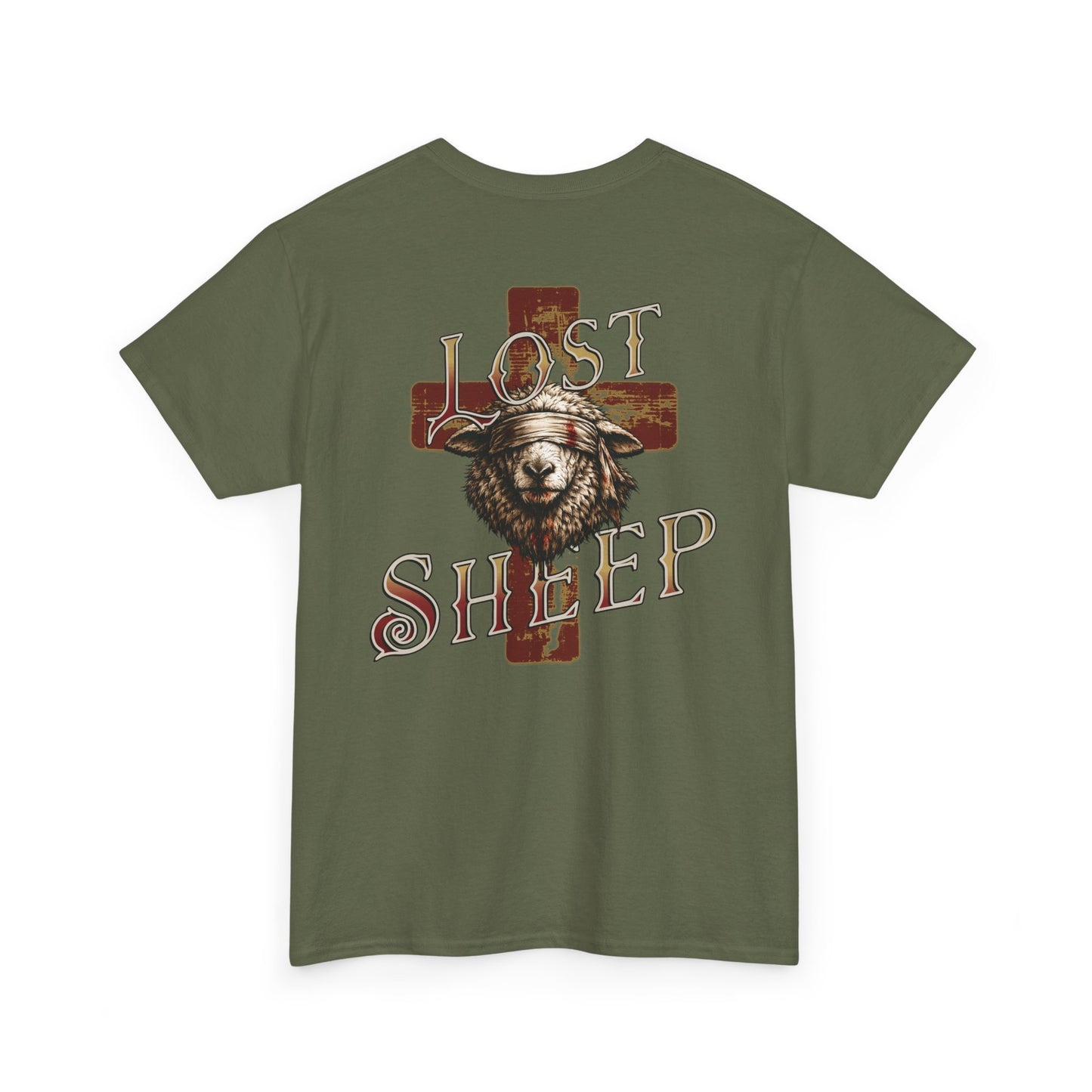 Lost Sheep-T‑Shirt — "Once Lost, Now Found" Christian Faith Tee
