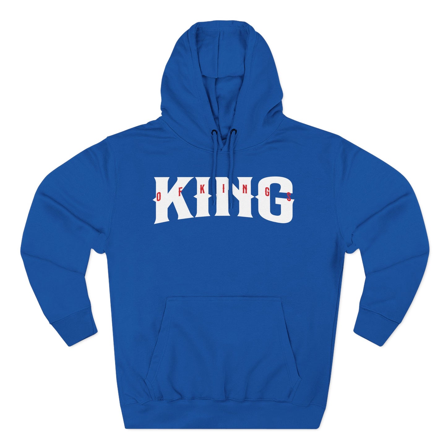 King of Kings Fleece Hoodie | Perfect for Casual Wear, Gift for Him, Motivational Apparel, Unique Streetwear, Birthday Gift