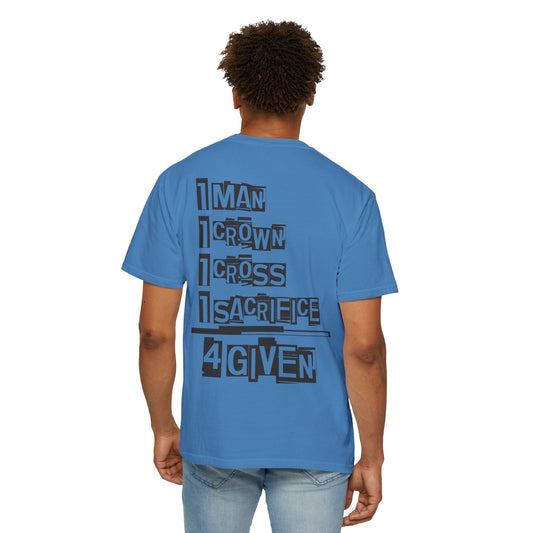 Christian "1 Man" Unisex T-shirt - Jesus Sacrifice Design
