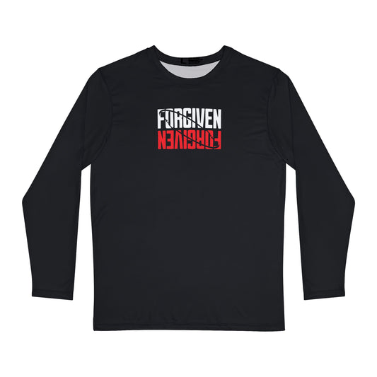 Forgiven- Long Sleeve Polyester Tee(AOP)