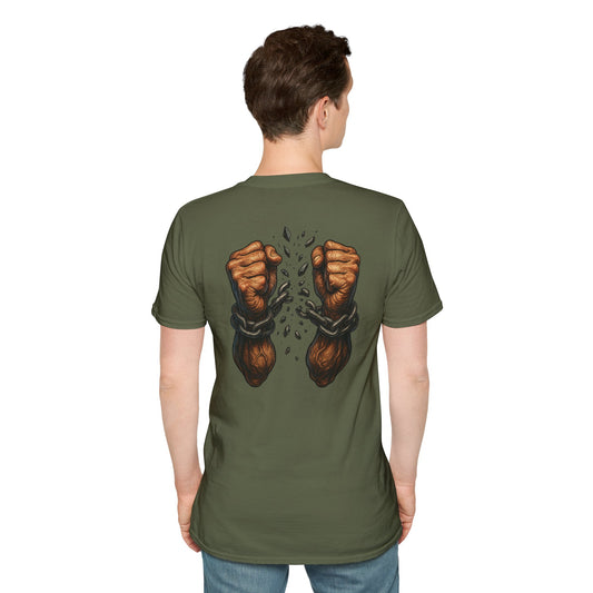 Empowering Chain Breaker Unisex T-Shirt, Inspirational Tee, Motivation Shirt, Freedom Awareness Clothing, Christian Apparel
