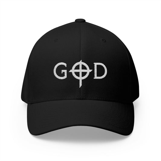 Embroidered Closed-Back Cap with 'GOD' Design, Stylish Hat, Perfect Gift, Daily Wear, Unique Accessory, Faith-Inspired Fashion