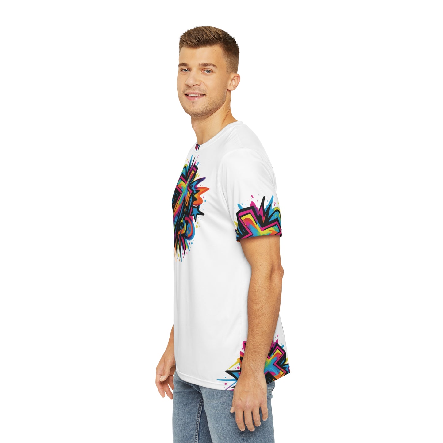 Cross Polyester Tee (AOP)