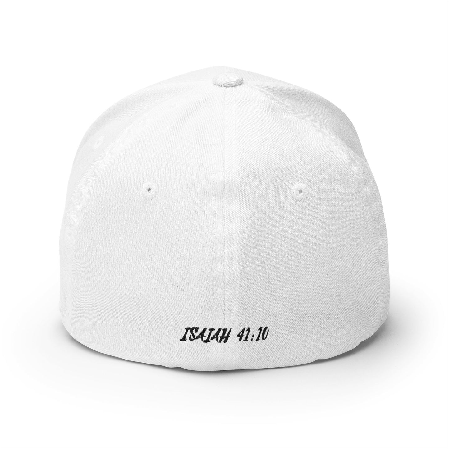 Fear Not Structured Cap with Isaiah 41:10  (4- Sided Embroidery)