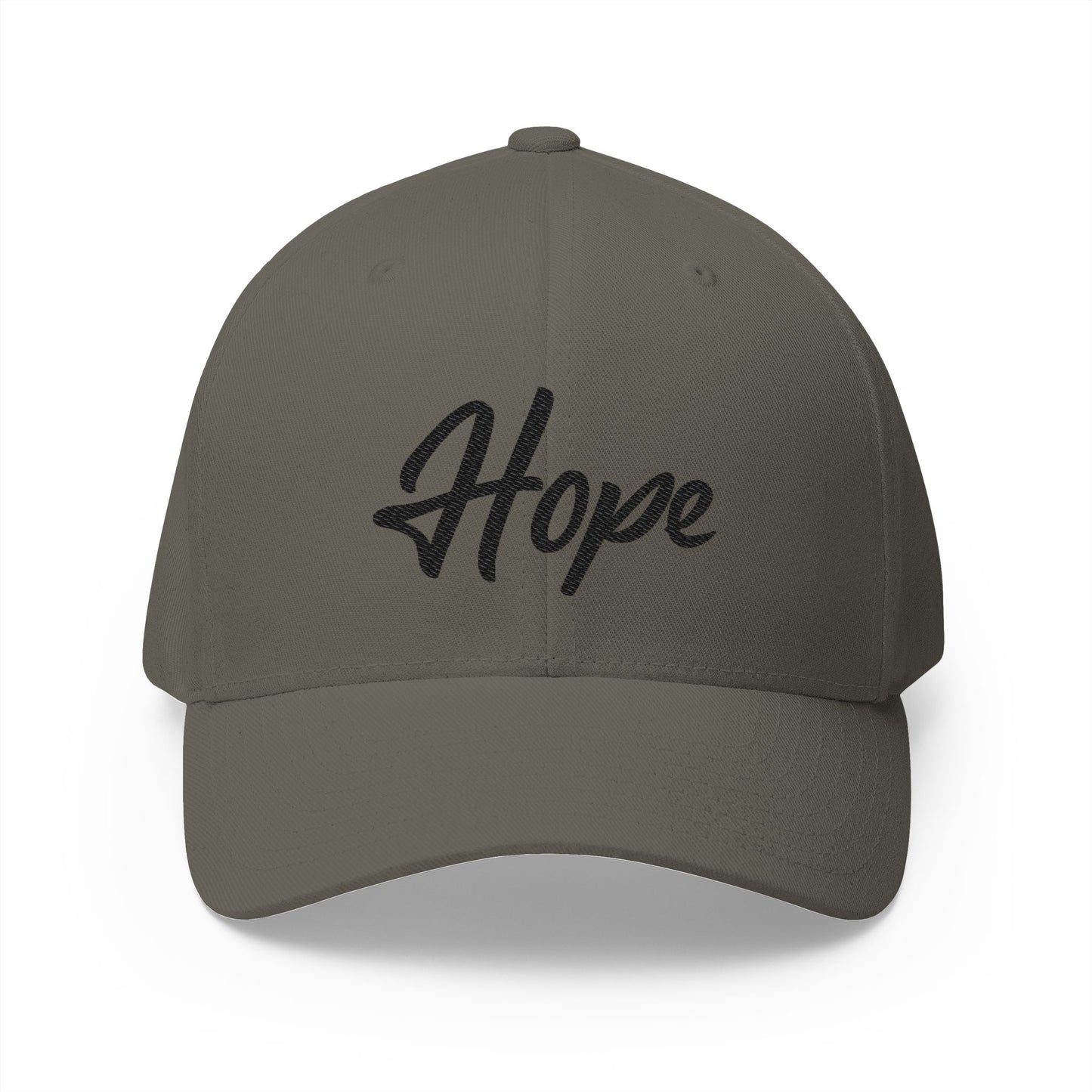 Hope Embroidered Cap — Inspirational White Baseball Hat