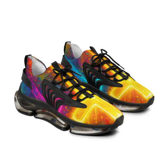 Men's Mesh Sneakers with Calvary Cross Design