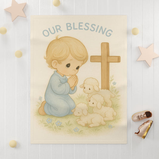 Our Blessing-Soft Fleece Baby Blanket