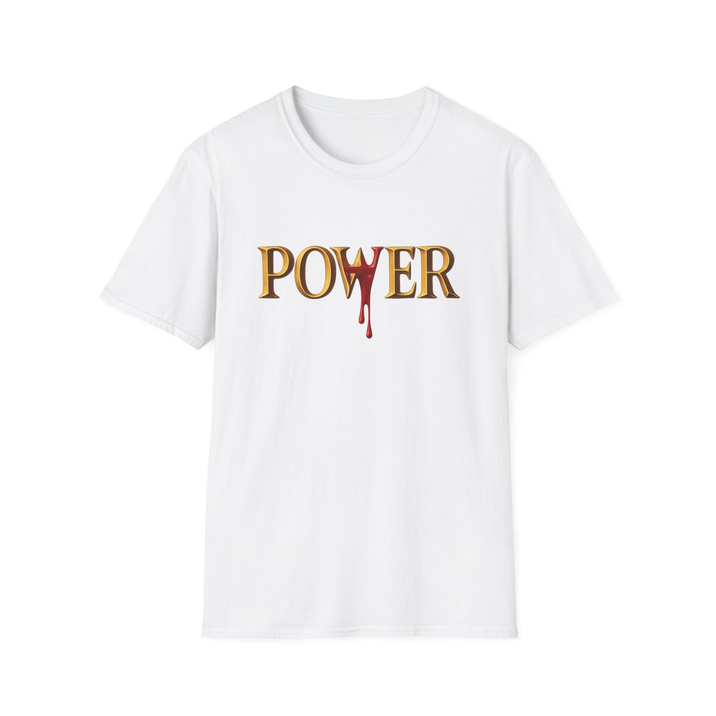 Power Unisex Softstyle T-Shirt - Blood of Jesus Design