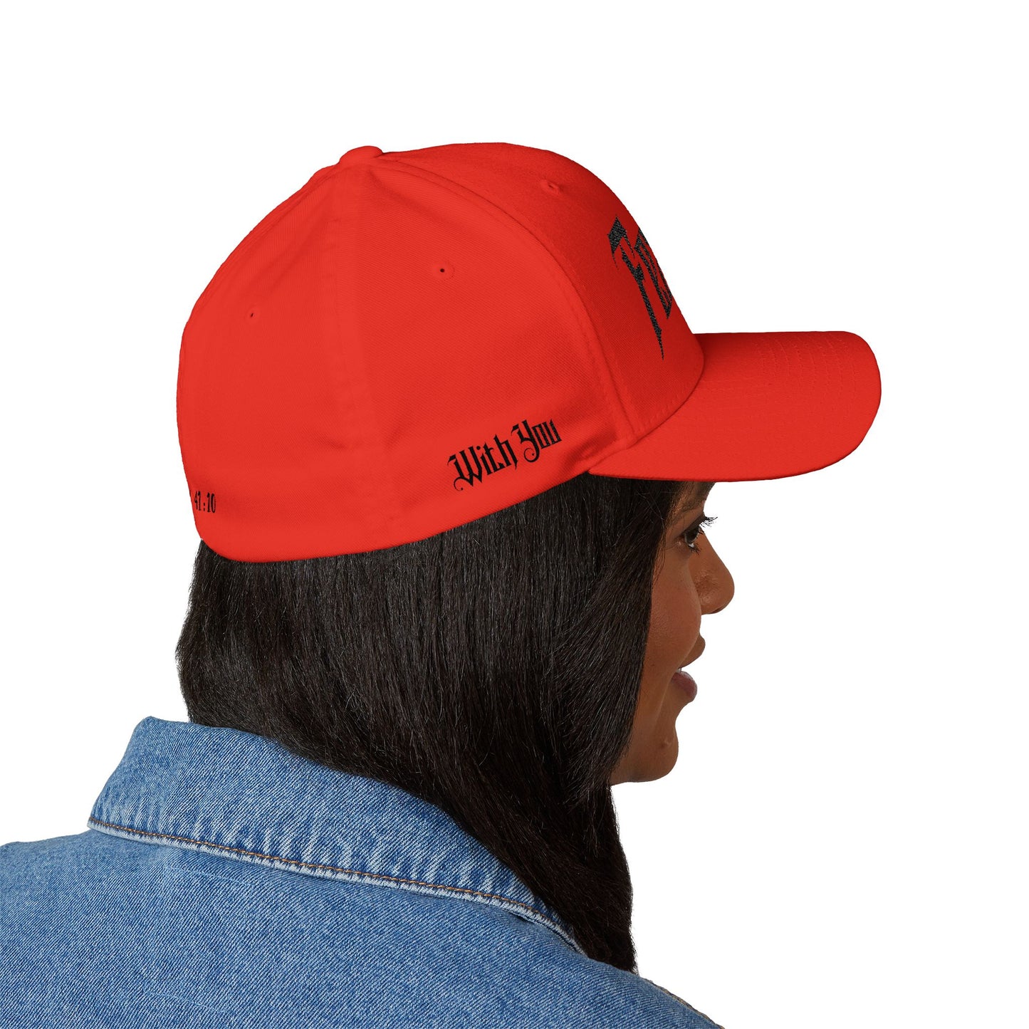 Fear Not Structured Cap with Isaiah 41:10  (4- Sided Embroidery)