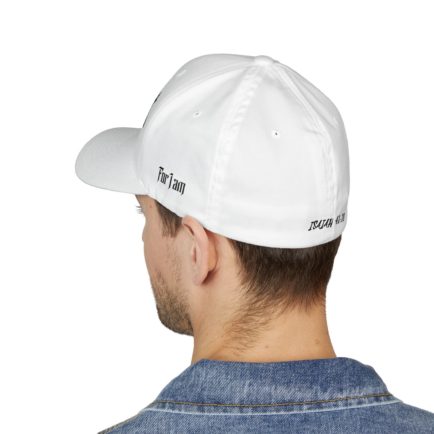 Fear Not Structured Cap with Isaiah 41:10  (4- Sided Embroidery)