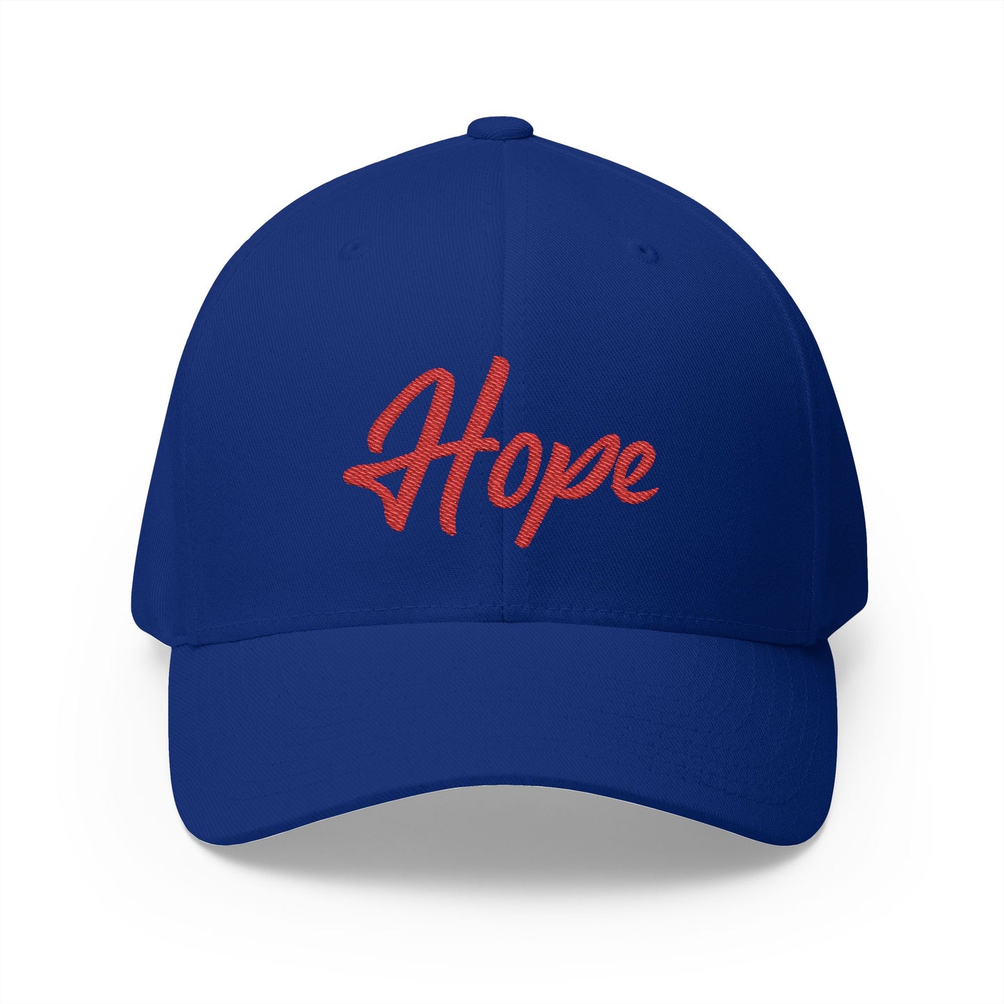 Hope Embroidered Cap — Inspirational White Baseball Hat
