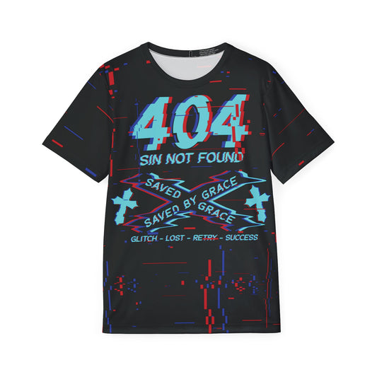404 Sin Not Found-Polyester Tee