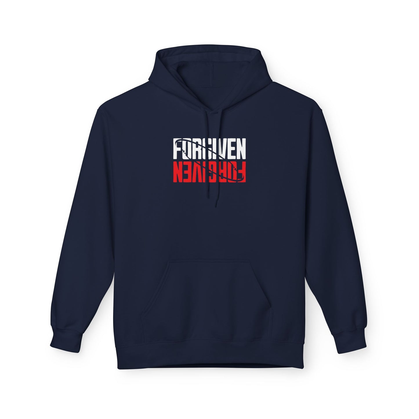 Forgiven Fleece Hoodie: Faith-Inspired, Spiritual Apparel for Warmth, Biblical Inspiration, Religious Gifts, Unisex Hoodie