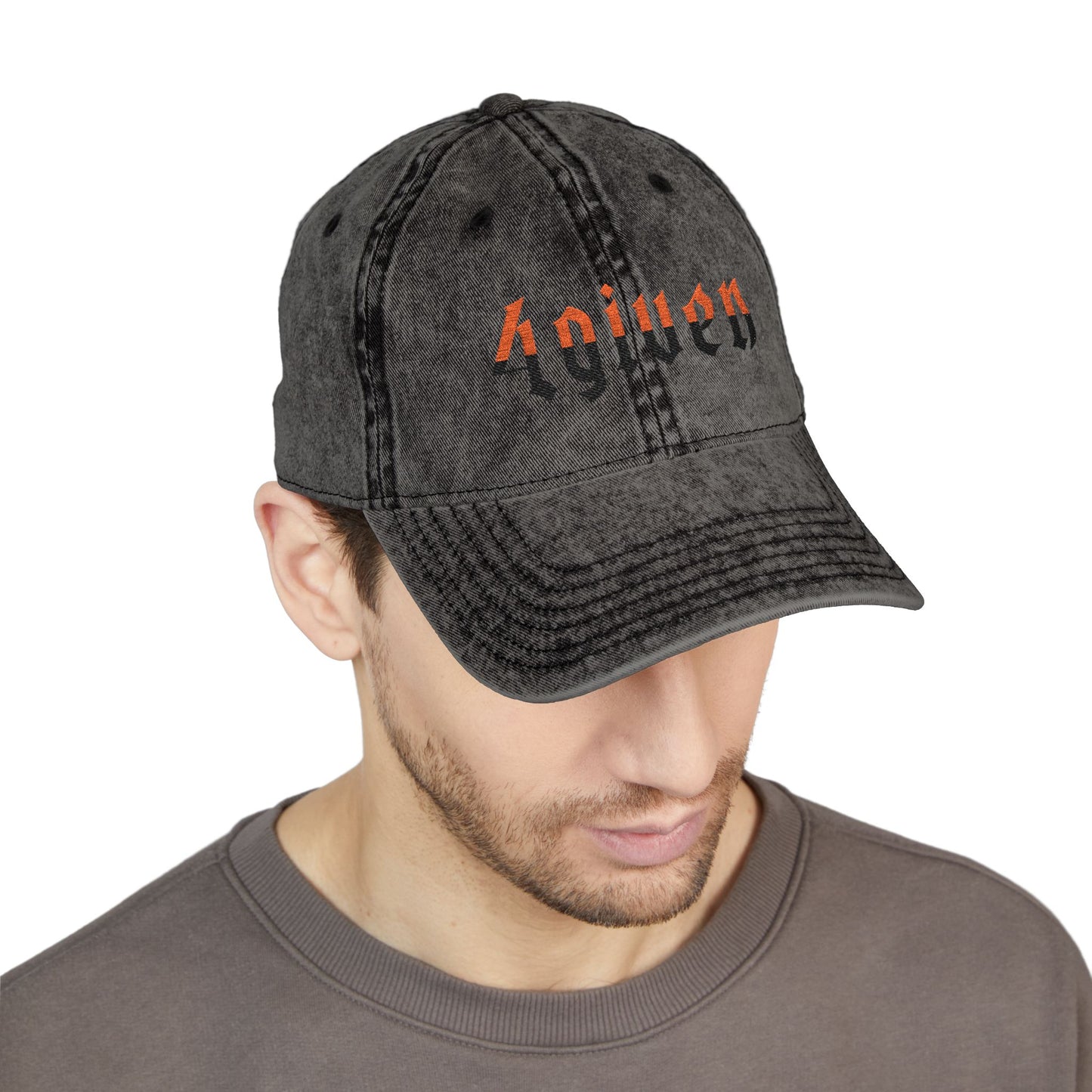 Embroidered Vintage Cap — "4given" Redemption Faith Hat