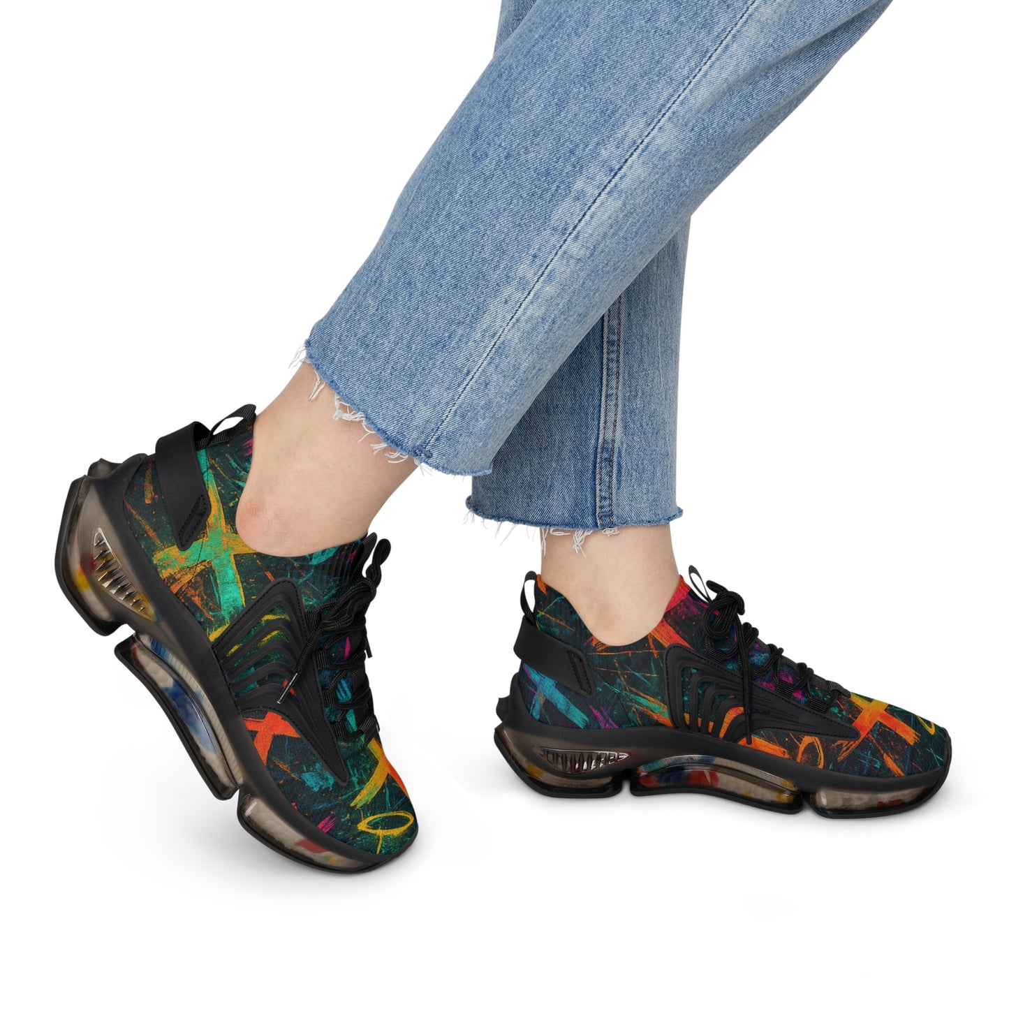 Women's Urban Graffiti Cross and Halo Sneakers