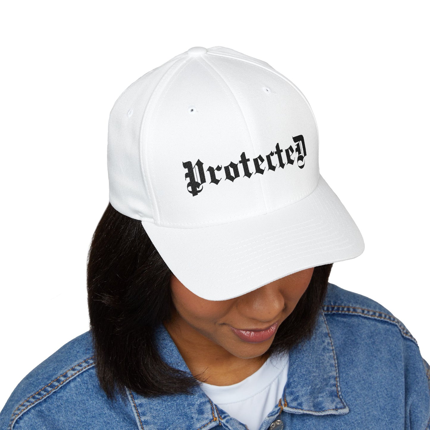 Psalm 91- Protected-Flex Fit Style Structured Cap (2- Sided Embroidery)