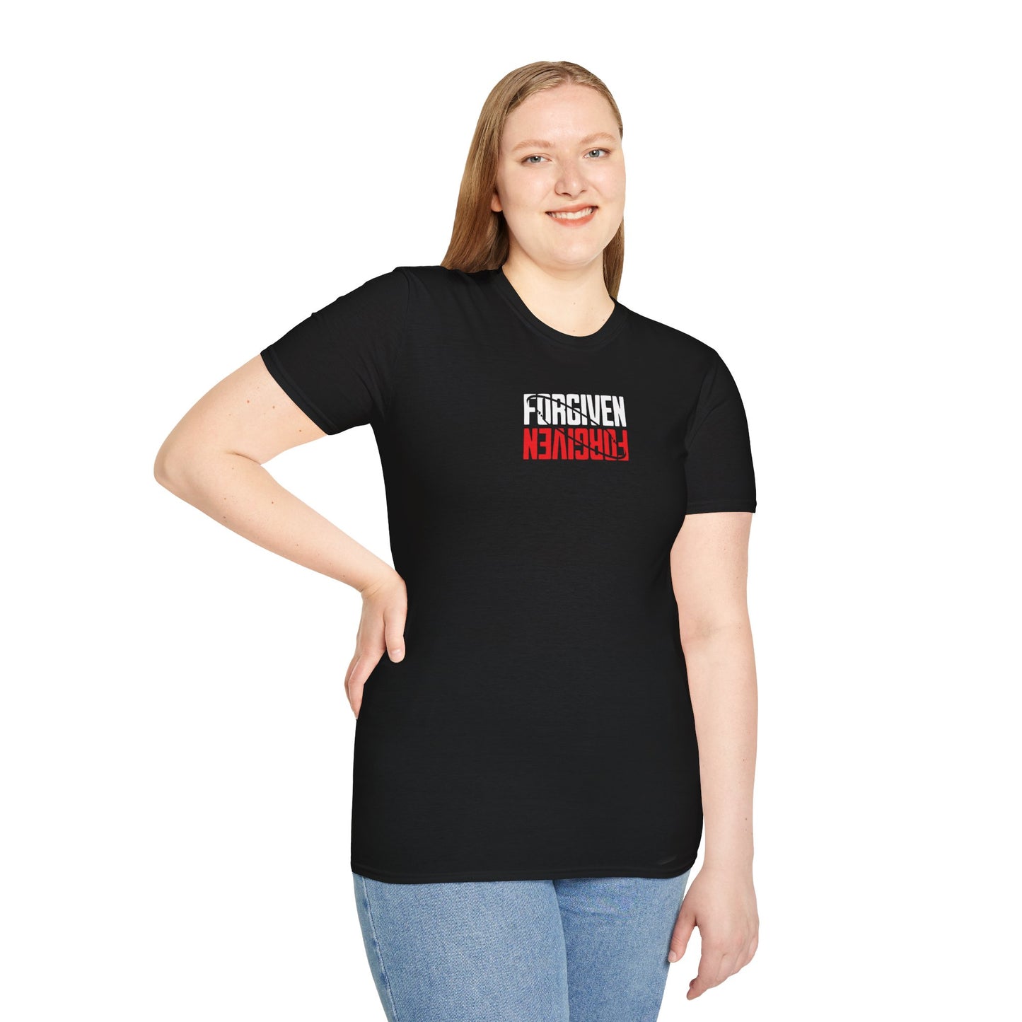 Forgiven Faith T-Shirt — Christian Cross & 'Forgiven' Design