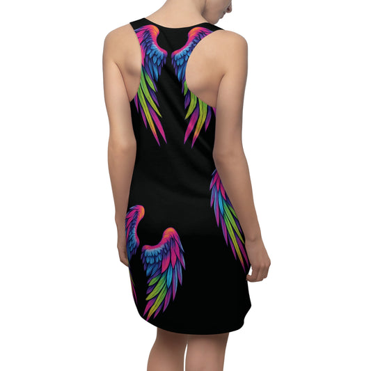 Angel Wings Racerback Dress (AOP)