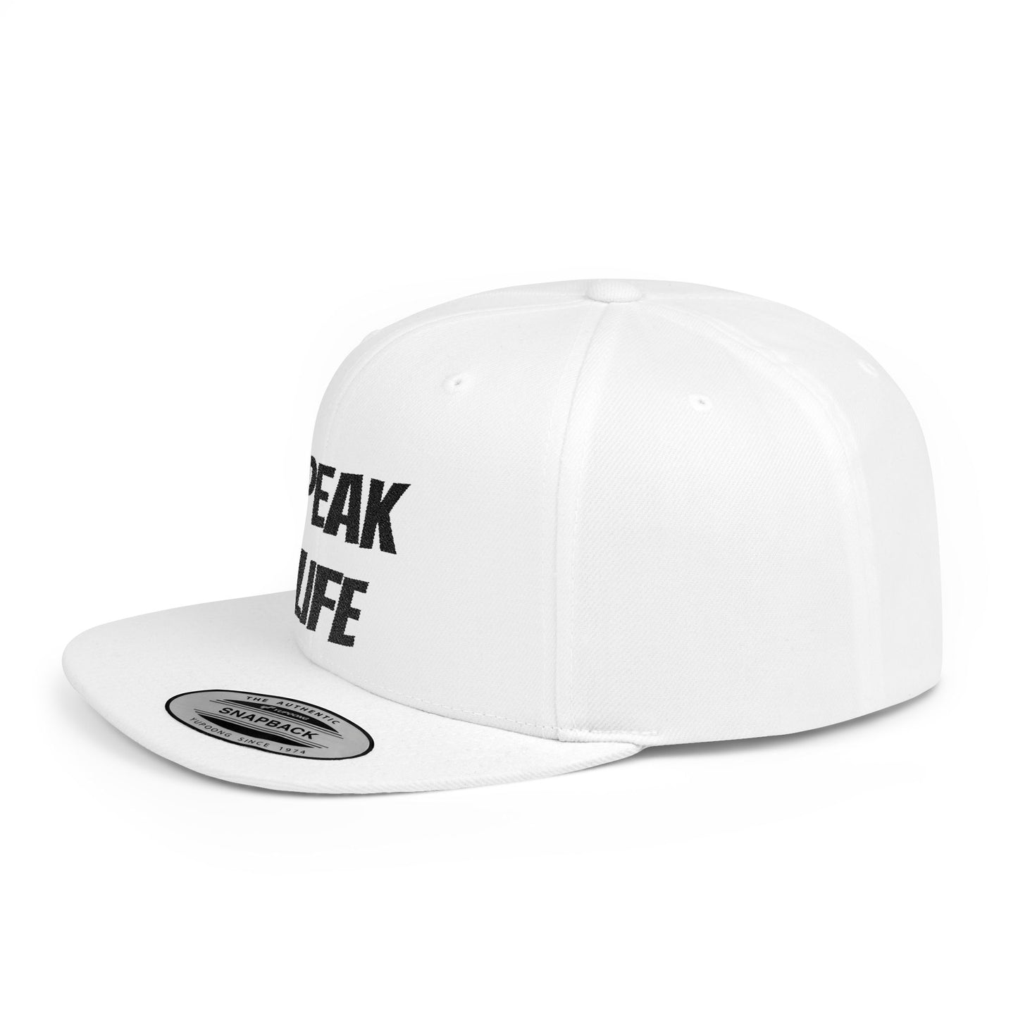 Speak Life-Flat Bill Snapback Hat