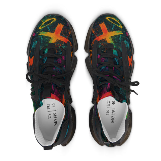 Women's Urban Graffiti Cross and Halo Sneakers