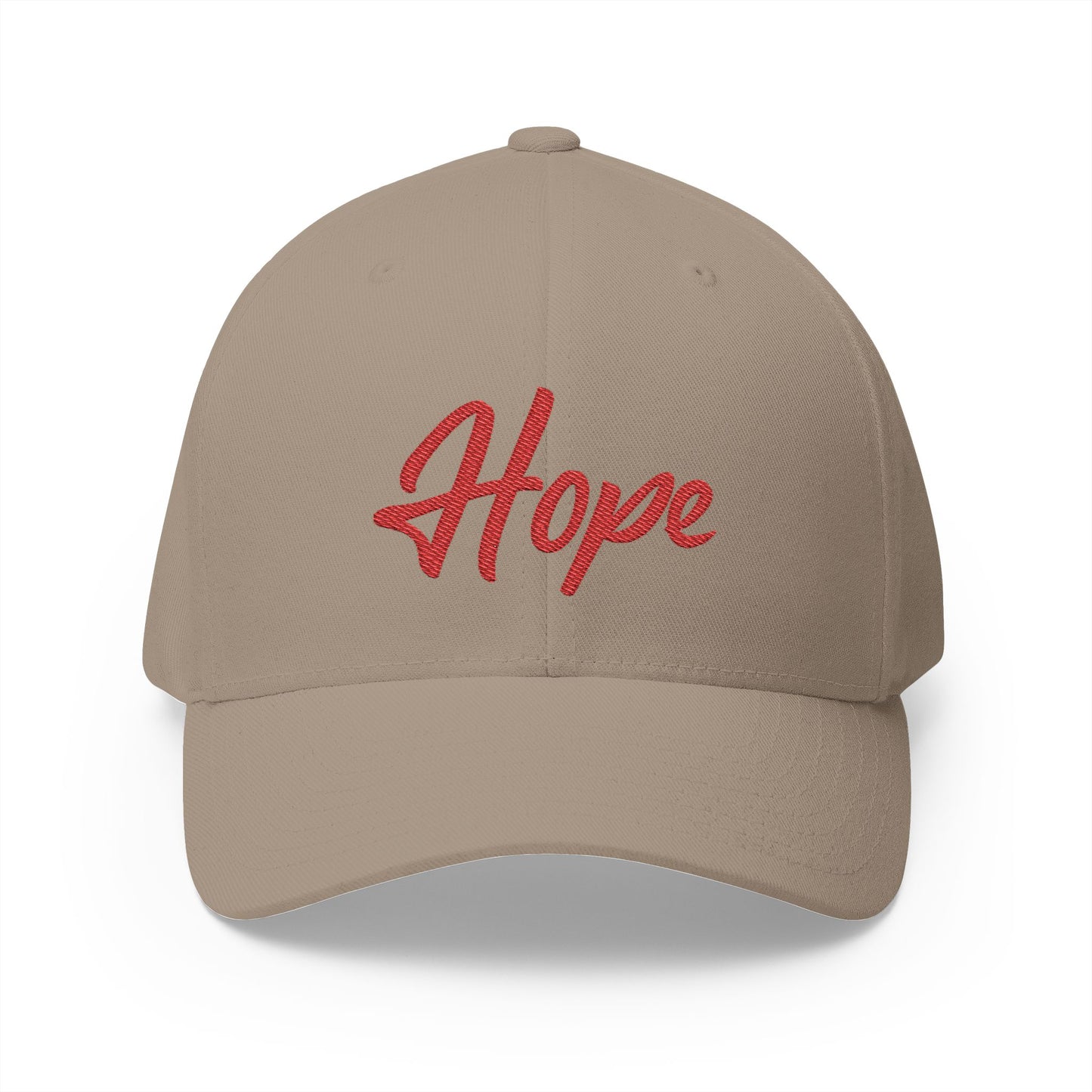Hope Embroidered Cap — Inspirational White Baseball Hat