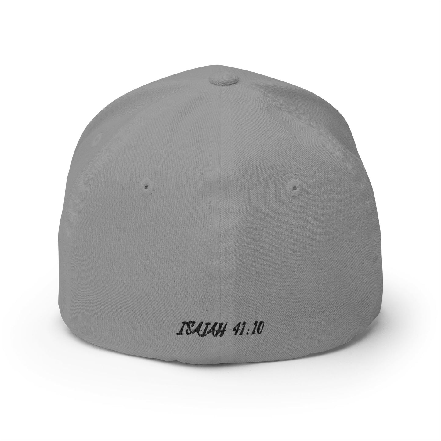 Fear Not Structured Cap with Isaiah 41:10  (4- Sided Embroidery)