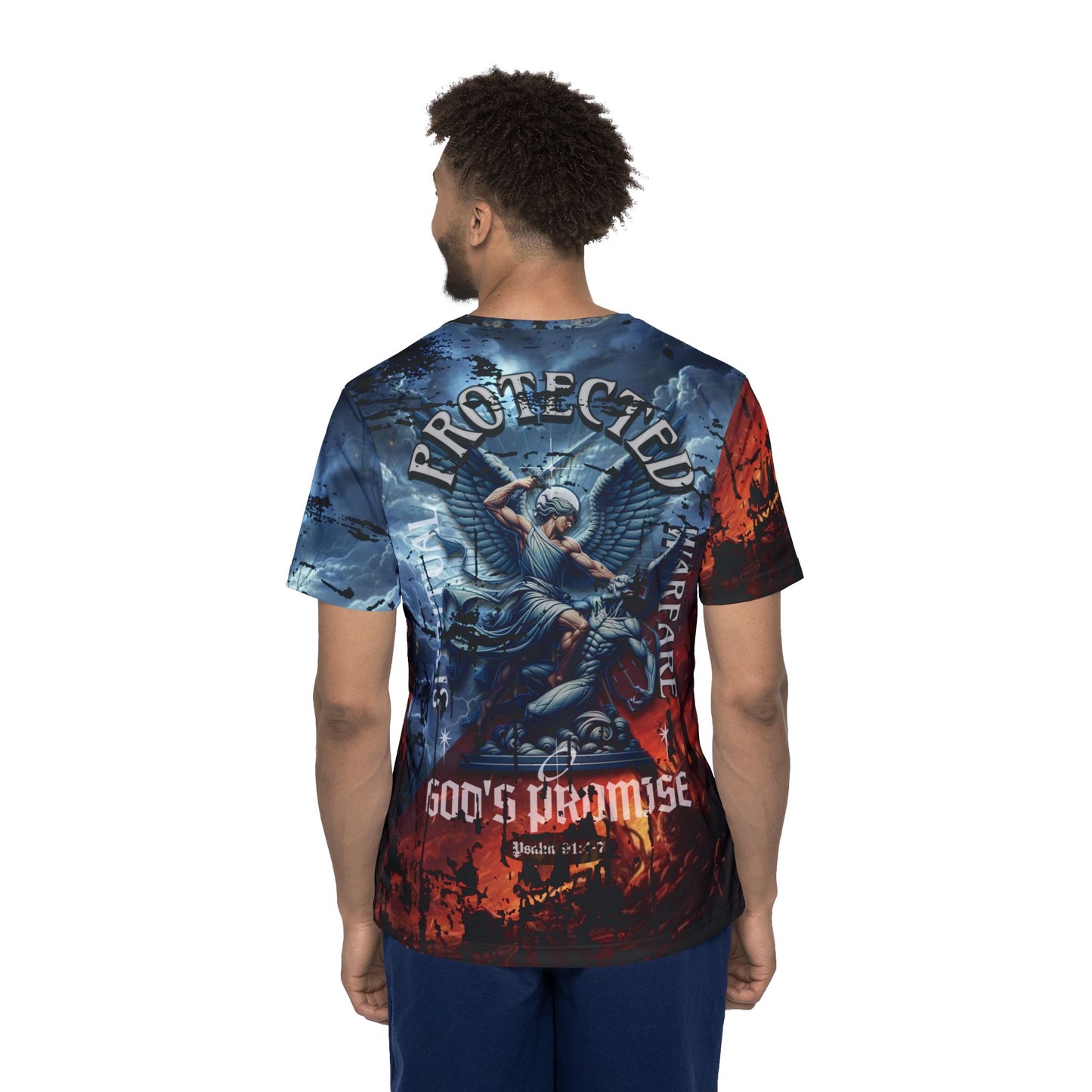 Psalm 91-Polyester Tee (AOP)