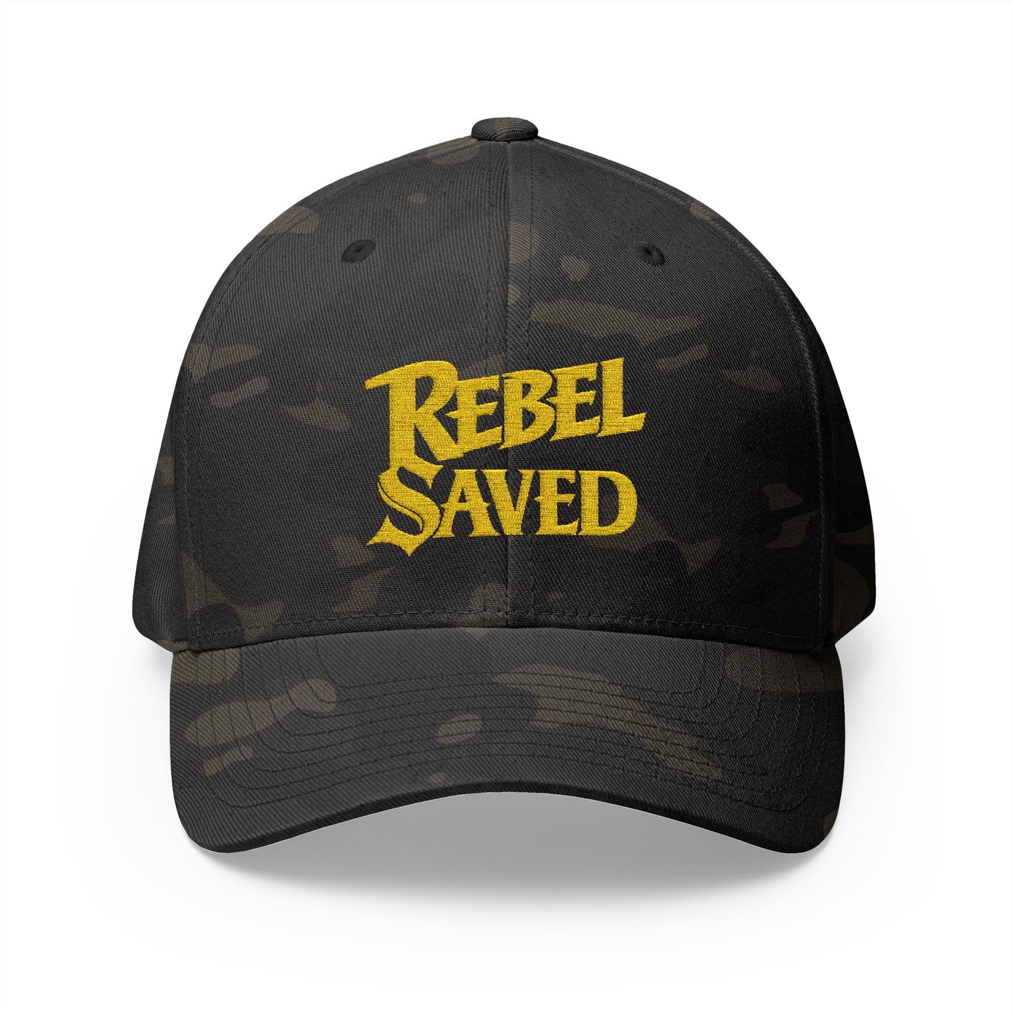 Rebel Saved Embroidered Hat — Redemption & Grace Baseball Cap