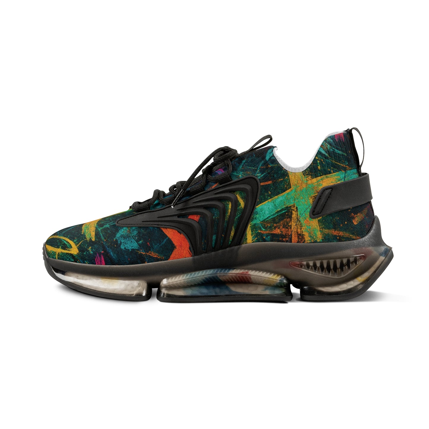 Sneakers Urban Graffiti Cross and Halo Design