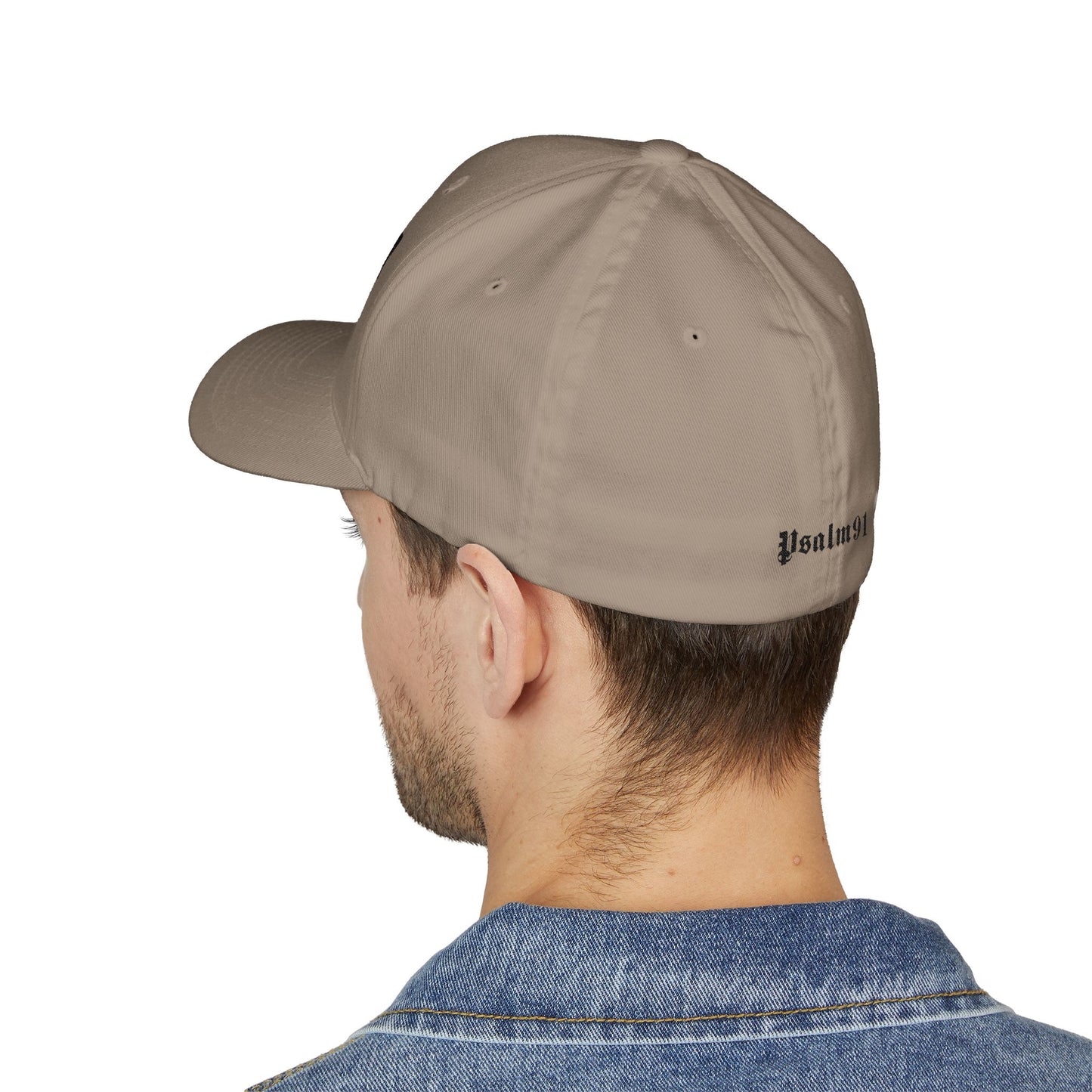 Psalm 91- Protected-Flex Fit Style Structured Cap (2- Sided Embroidery)